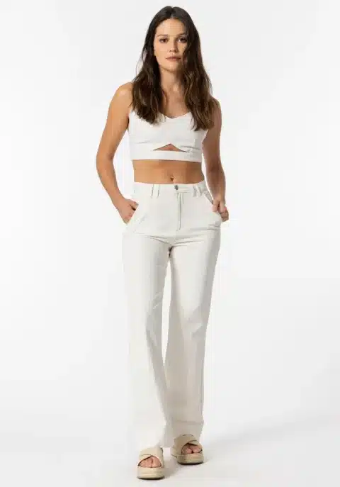 PANTALON CHINO STRAIGHT FEMME TIFFOSI